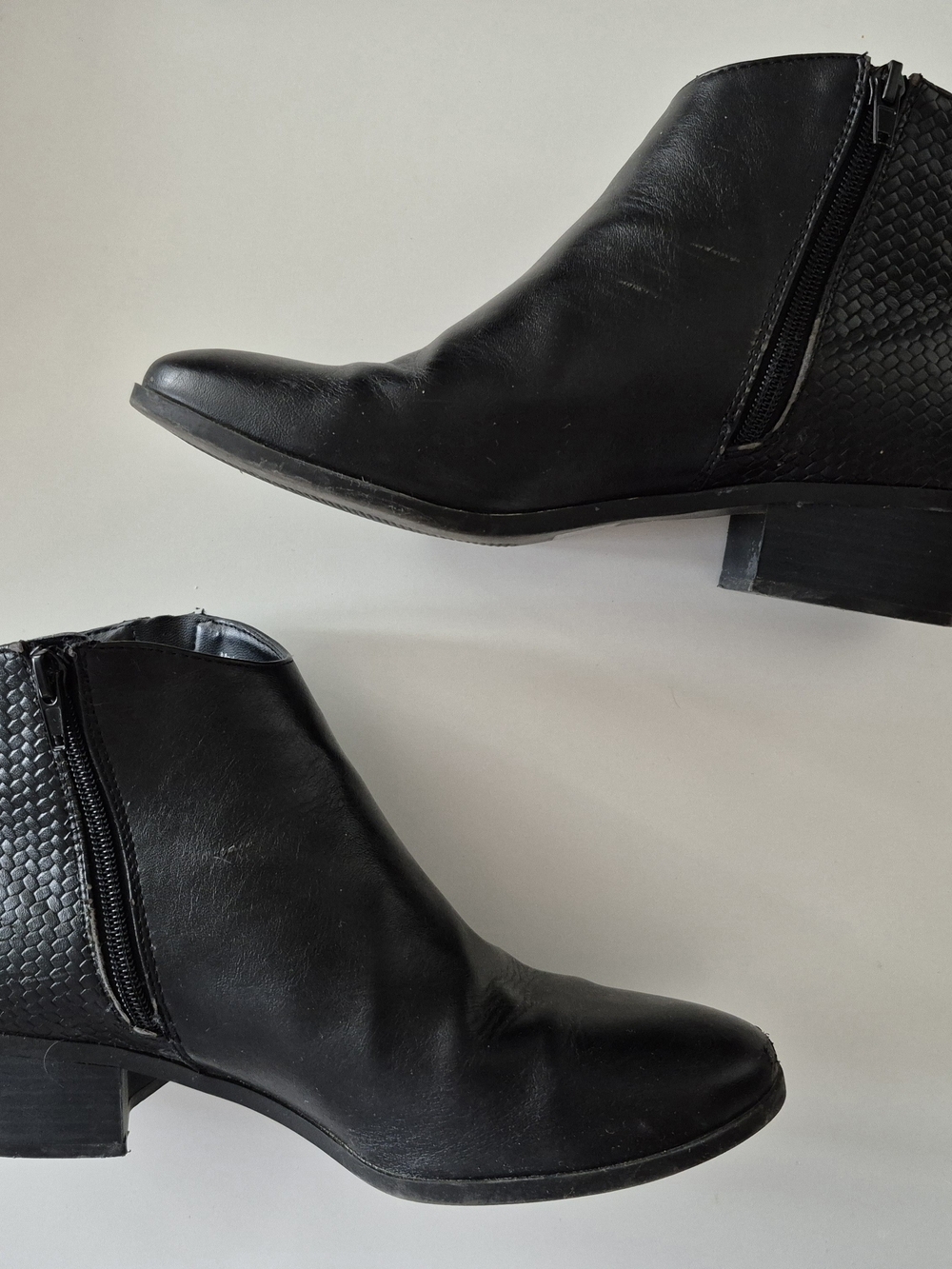 Call It Spring Black Women’s Ankle Booties with Side Zipper